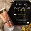 RD Alchemy - 100% Natural & Organic Firming Body Scrub for Cellulite and Crepey Skin. Firming Herbal Extracts Tighten & Firm Loose, Sagging Skin for Smooth Texture & Less Visible Cellulite.