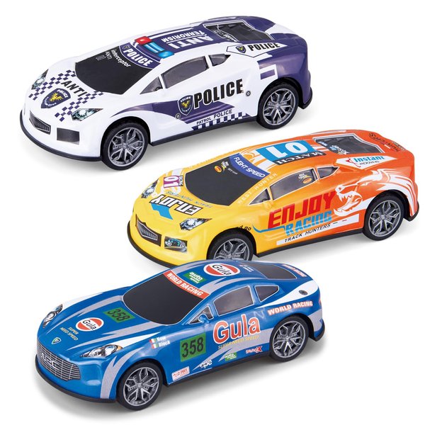 gkfescc 7 inch Friction Power Cars Toys,Push and Go Pull Back Cars,3 Pack Die Mini Cast Race Cars for Toddlers Suitable for 3-7 Year Old Kids Toys for Boys and Girls Birthday Party Gifts