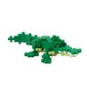 PLUS PLUS 3D Animal Figure Building Block Set, 70 Mini Interlocking Puzzle Pieces, Fun Stem Toys for Kids - Alligator Maker Tube