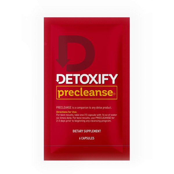 Detoxify – PreCleanse Herbal Supplement – 6 Capsules – Professionally Formulated – Perfect Start to Your Cleansing Program