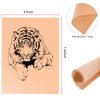 10pcs Tattoo Practice Skin, maseyboc Tattoo Skin Practice Double Sides Flexible, Fake Skin Tattoo for Tattoo Supplies, Practice Skin for Practicing for Beginners and Experienced Artists Blank