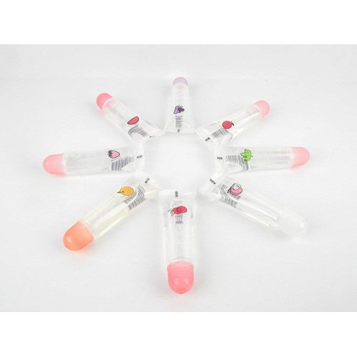 Prestige Biatta 8 PIECE CLEAR CRYSTAL FRUIT FLAVORED LIP GLOSS