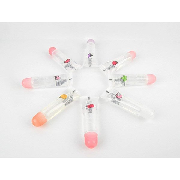 Prestige Biatta 8 PIECE CLEAR CRYSTAL FRUIT FLAVORED LIP GLOSS