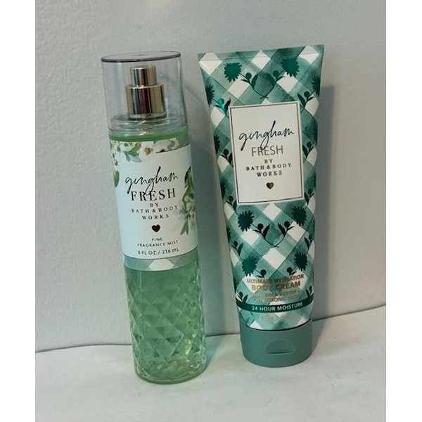Gingham Fresh Duo Set - Body Cream and Fine Fragrance Mist (Packaging may vary)
