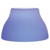 Jesco Lighting QASA103BU Step Cone Glass Shade for Quick Adapt Spot Light, Solid Blue Finish