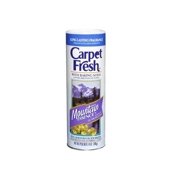 Carpet Fresh Rug and Room Deodorizer with Baking Soda, Mountain Essence Fragrance, 14 OZ