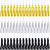 LCPQMZGH Metallic Fringed Noise Makers, for Noise Makers Party Favors, New Year Party, Baby Shower, Kids Birthday, 48 Pcs, Gold, Silver, Black