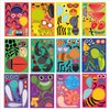 Sinceroduct Make Your Own Stickers for Kids, Fun Bug Sticker Kit with 60 Insect, Animal Face Sticker Sheets, Perfect for Rewards, Party Favors, Holiday Gifts, and Christmas Day