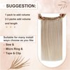 Hetto Blonde Weft Extensions Sew in Human Hair 20 Inch Weft Hair Extensions Real Human Hair Ash Blonde Highlighted Sew in Weft Human Weaving Hair Extensions 100g