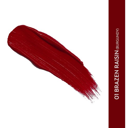 SUGAR Cosmetics Smudge Me Not Mini Liquid Lipsticks for Women | Transferproof & Waterproof | Lasts Upto 12hrs | Matte Lipstick - 01 Brazen Raisin (Burgundy)