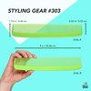 Styling Gear #303 Wide Tooth Comb Hair Detangling Comb Styling For Women, Men, Hair Stylists, Hair Comb, Wide Teeth Combs Fine Tooth Clipper Combs. 2 Piece (Light Green)