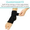 Vive Ankle Brace for Sprained Ankle - Adjustable Ankle Sleeve for Plantar Fasciitis, Tendonitis, Sprains, Swollen Feet - Lace Up Support Wrap for Running, Sports Injuries, Recovery (Fits Right & Left)