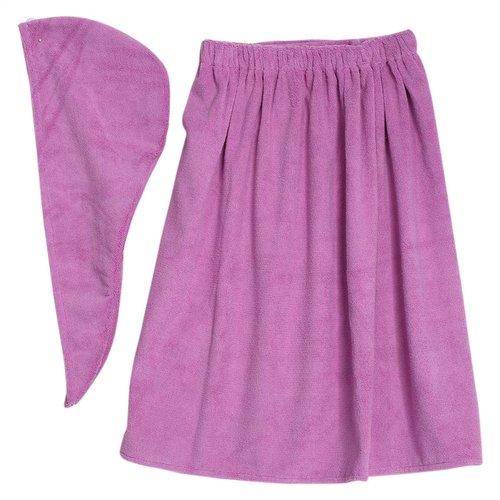 Keenso Lightweight Robe,Womens Robes Knee Length, Robes for Women,Robes for Women,Bath Robes Female,Body Wrap Set Spa Towel Shower Robes Skirt with Fast Dry Hair Drying