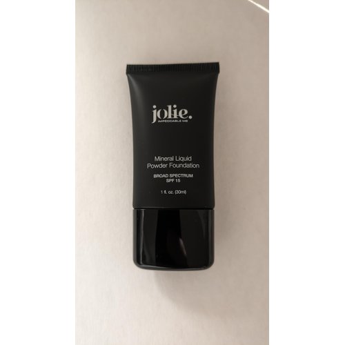 Jolie Mineral Liquid Powder Foundation SPF 15 1 Fl. Oz. Hypoallergenic - For All Skin Types (Pale Beige)