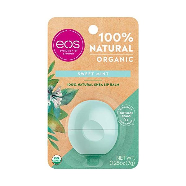 eos Smooth Lip Balm Sphere, Sweet Mint 1 ea(pack of 2)
