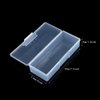 4 Pack Nail Tool Box Plastic Nail File Case Pedicure Container Storage Case Nail File Holder Box Clear Manicure Tool Box Nail Art Kits Tools