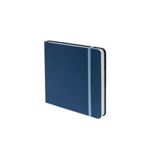 Creative Mark Hard Leather Bound Field Sketch Book [48 Pages - 5.5 x 5.5"] with Elastic Strap, Ideal for Artist, Micro Perforated White Papers, Perfect for Dry Media and Drawing