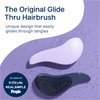 Crave Naturals Glide Thru Detangling Brush for Adults & Kids Hair - Detangler Brush for Natural, Curly, Straight, Wet or Dry Hair - Purple, 1 count