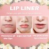 EternalClassic Red Lip Liner, Long Lasting Lip Liner Pencil, Rich Lip Makeup Colors Highly Pigmented Lip Liners, Smooth Application Lipliner Lip Pencil