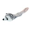 Multipet Bouncy Burrow Raccoon 20-Inch No Stuffing Dog Toy