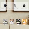 Scosloo Micro Mini Building Blocks Cat Series, Animals Model Toy Party Favors for Kids, Creative Building Blocks, Birthday Gift for Boy Girl Ages 6-12+ (Siamese)