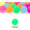 PROLOSO 50 Pcs Bouncy Balls Glow in The Dark Bouncing Rubber Ball Pet Toys Bright Neon Colors 1.25"