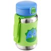 Skip Hop Toddler Sippy Cup with Straw, Zoo Stainless Steel Straw Bottle, Dino