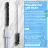 CPAP Tube Cleaning Brush – 7ft Flexible Stainless CPAP Mask and Tube Cleaning Brush and Handy 7.28in Mask Brush for Standard 22mm Diameter Tube – 2pcs