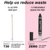 Eye Makeup Remover Pen, Eye Makeup Corrector Pen Makeup Remover Eraser Stick Wash Free Quick Makeup Correction Lipstick Eyeliner Smudged Correction Easy-to Use & Travel-Friendly Makeup Removing Gel Pen With 3-in-1 Replacement Heads