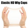 FDBJulyy 10 Pcs Transparent HD Wig Cap, Thin Nylon Cap for Women, Suitable for Parties, Weddings, Graduations, Cosplay, Halloween