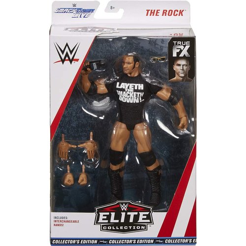 WWE Smakdown Live Elite Collection The Rock Exclusive Collector's Edition Action Figure