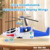 Sognotoy Helicopter Toy for Toddlers,Airplane Helicopter Toy for Kids,Birthday Gifts Propeller Helicopter with Voice&Light Function,360??Freedom&Automatic Obstacle Avoidance Airplane Toy for Kids 3+