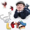 Dinosaur Finger Puppets Toys,Soft Rubber Bath Animal Head Finger Toys, Dinosaur Pinata Stuffers, Dinosaur Birthday Party Supplies Favors Decorations for Kids Toddlers Boys Girls (DinosaurPuppet_KB10)