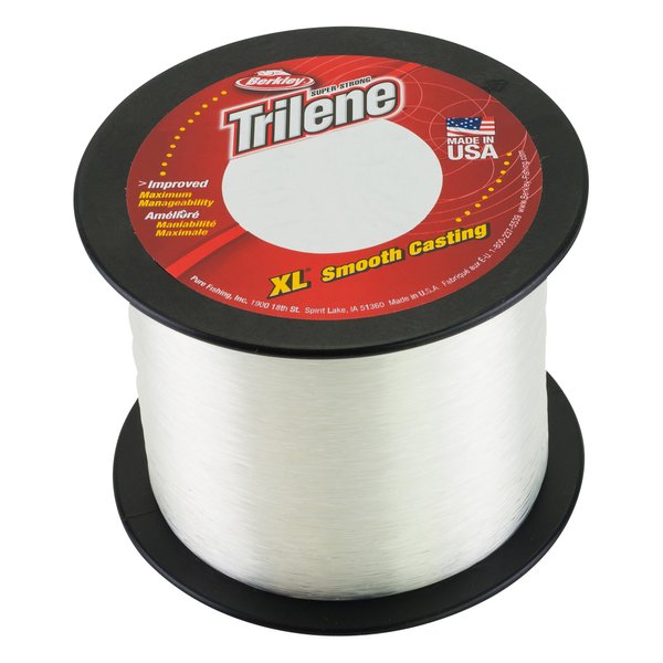 Berkley Trilene® XL®, Clear, 25lb | 11.3kg, 2600yd | 2377m Monofilament Fishing Line, Suitable for Freshwater Environments