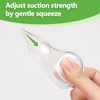 haakaa Silicone Baby Nasal Aspirator | Baby Nose Cleaner | Easy-Squeeze Nose Bulb Syringe, 0m+ Newborn- BPA Free Silicone