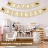 Horse Birthday Banner Party Decorations Racing Horse Banner Paper Bunting Garland Farm Theme Decor for Present Birthday Wedding Party Supplies, Pre Assembled Hanging Decoration