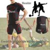 Men's Padded Football Girdle Compression 5-Pads Integrated Football Pads with Hip Tail Thigh Protector for Football Baseball
