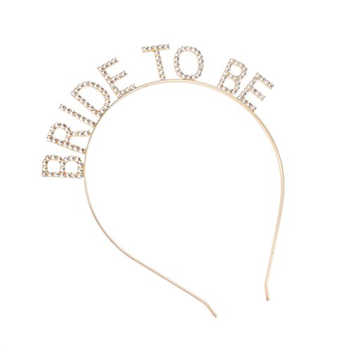 Framendino, Bride Headband Rhinestone Bride to Be Headpiece Bride Crown Tiara Hair Band for Wedding