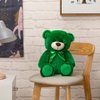WENMOTDY Super Color Teddy Bear Stuffed Animals Plush Toy for Children Girlfriend Family Congratulations Baby Shower Birthday Green 14 inch