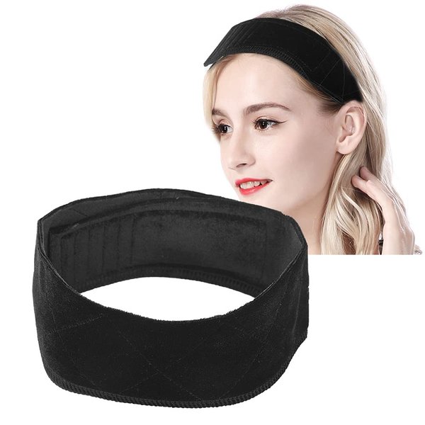 Women Velvet Adjustable Wig Grip Scarf, Head Hair Band Headband Accessories Elastic Wig Grip Headband Wig Grip Headband Scarf Head Hair Band Wig Grip Scarf Head Hair Band Wig Band(black)