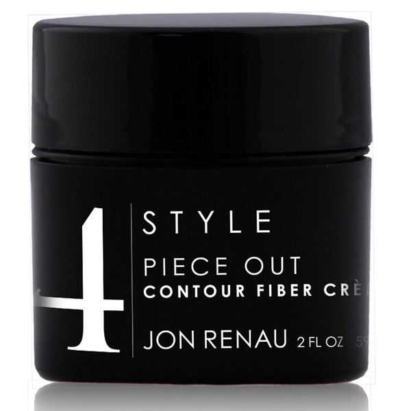 Jon Renau Piece Out Contour Fiber Crème for Synthetic, Heat Friendly and Human Hair, Wig Styling Cream - 2 Fl Oz