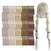 MEEDEE 100 Pack Neutral Tone Hair Ties For Women Soft Elastic Ribbon Hair Ties No Crease Neutral Knotted Hair Ties No Damage Brown Elastic Hair Ties Ouchless Hair Ties Yoga Hair Ties Elastic Bracelets