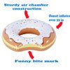 Donut Pool Float, Inflatable Donut of 33 Inches for Party (Strawberry or Chocolate), Pool or Beach Toy for Kids (Donut Float 2Pack)