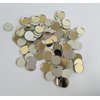 Set of 200pcs Small Round Glass Crafts, Real Glass Mirror Mosaic Tiles (Dia 1x1cm)