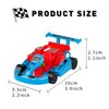 PROLOSO Pull Back Go Kart Friction Powered Racing Cars Kids Birthday Party Favors Goodie Bag Fillers Class Prizes Little Wind Up Vehicle Toys in Bulk 12PCS