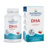 Nordic Naturals DHA, Strawberry - 180 Soft Gels - 830 mg Omega-3 - High-Intensity DHA Formula for Brain & Nervous System Support - Non-GMO - 90 Servings