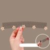U Shape Hair Finishing Fixer Comb, Stretchable Invisible Flower Hair Clip, Flower Comb for Short Hair Styling Tools Hair, U Pin Hair Clips Hair band Accessories