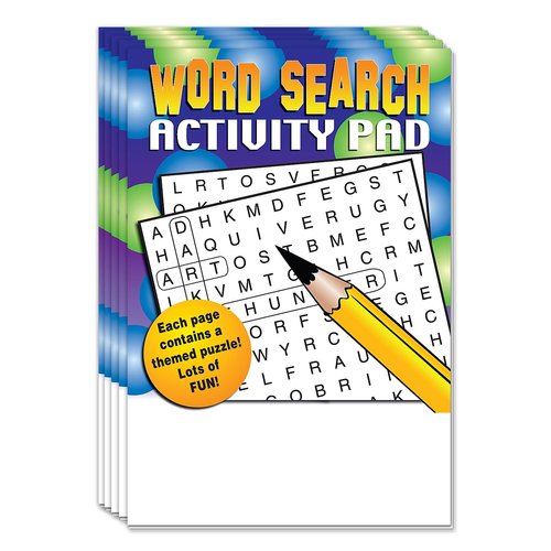 ZOCO - Word Search for Kids - Mini Activity Pads (50 Bulk Pack Without Crayons) - Party Favors, Goodie Bag Stuffers, Activities for Kids