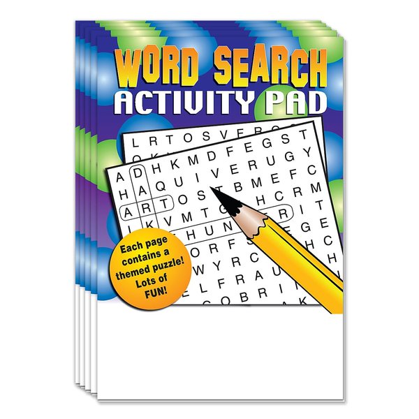ZOCO - Word Search for Kids - Mini Activity Pads (50 Bulk Pack Without Crayons) - Party Favors, Goodie Bag Stuffers, Activities for Kids