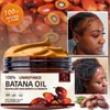 100% Unrefined Raw Batana Oil for Hair Growth Dr. Sebi Organic Pure from Honduras with Keratin, Coffee Extract & Other Ingredients to Enhance Efficacy for Thicker, Strength (Botana Oil)